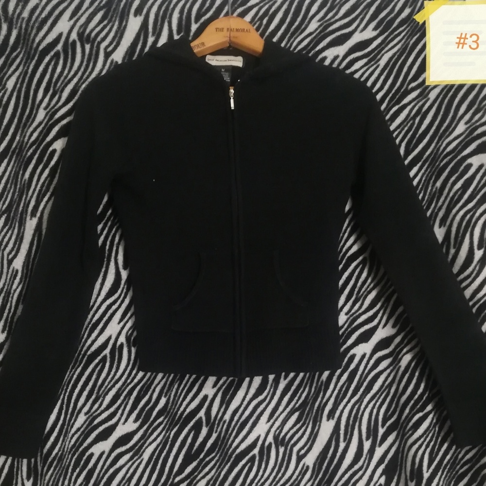 Crop Top zipper sweater